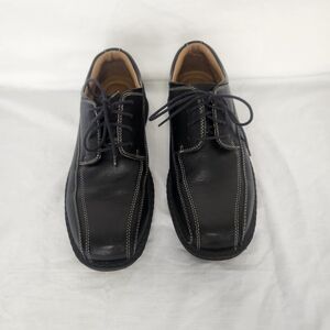 Dockers Black Leather Oxfords
